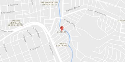 Mapa Lajeado Sao Paulo