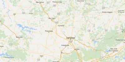 Mapa letiska Gavião Peixoto