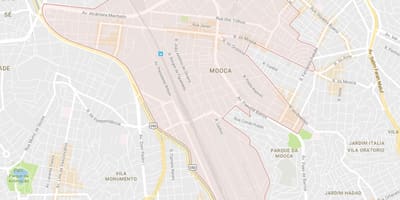 Mapa Mooca Sao Paulo
