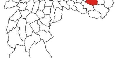 Mapa Parque robiť Carmo okres