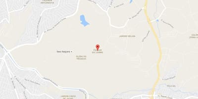 Mapa Parque robiť Carmo Sao Paulo
