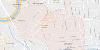 Mapa Penh Sao Paulo