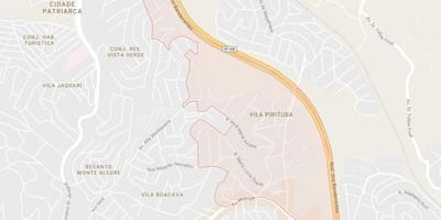 Mapa Pirituba Sao Paulo