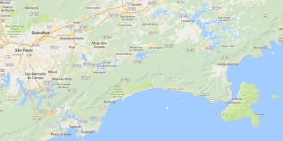 Mapa Barra beach Seca