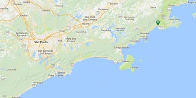 Mapa pláži Estaleiro