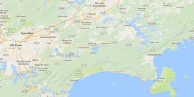 Mapa pláži Tenório