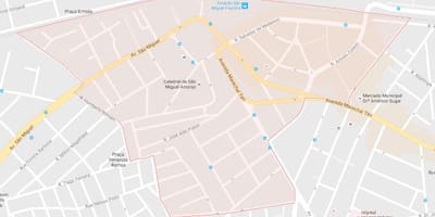 Mapa Sao Miguel Sao Paulo Paulista