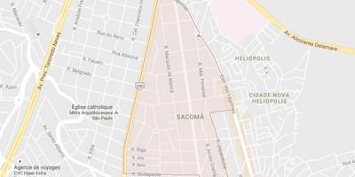 Mapa Sacomã Sao Paulo