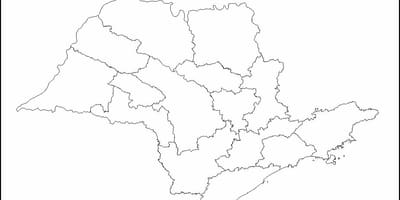 Mapa Sao Paulo panny - regióny