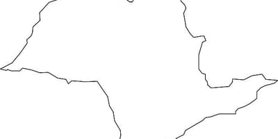 Mapa Sao Paulo vektor
