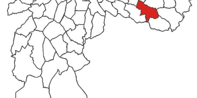 Mapa Svätý Mateus okres