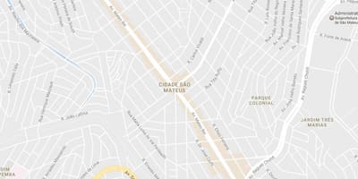 Mapa Svätý Mateus Sao Paulo