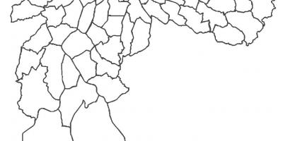 Mapa Svätý Domingos okres