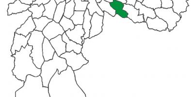 Mapa Svätý Lucas okres