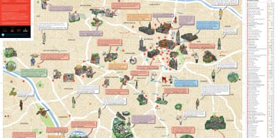 Mapa turistických Sao Paulo