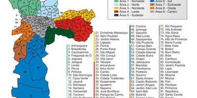 Mapa verejnej dopravy SPTrans