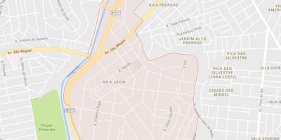 Mapa Vila Jacuí Sao Paulo