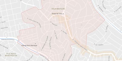 Mapa Vila Matilde Sao Paulo